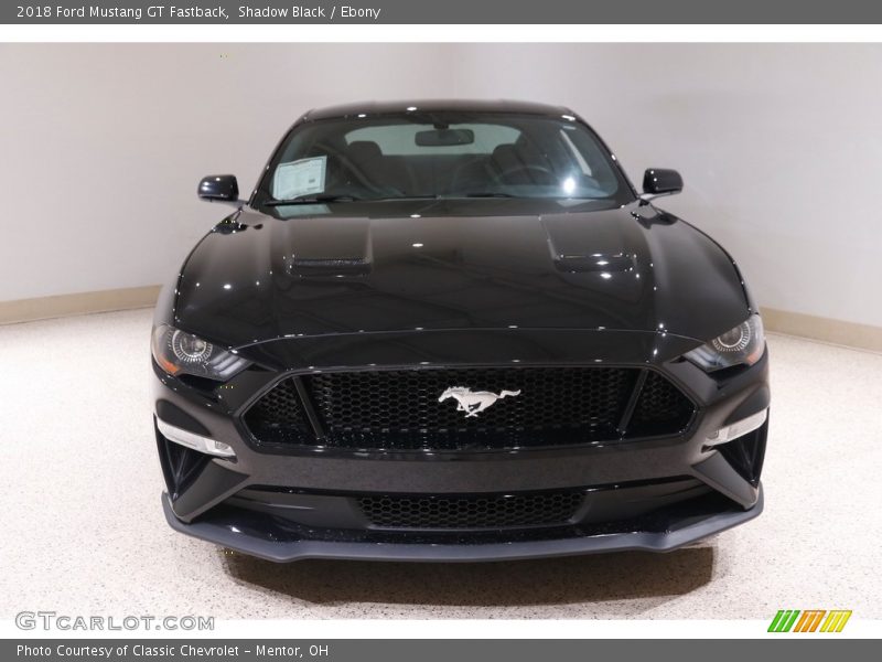 Shadow Black / Ebony 2018 Ford Mustang GT Fastback