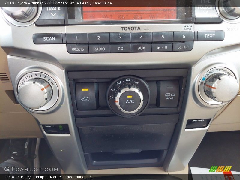 Blizzard White Pearl / Sand Beige 2010 Toyota 4Runner SR5