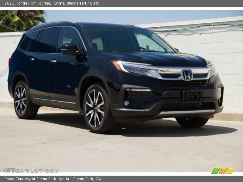 Crystal Black Pearl / Black 2021 Honda Pilot Touring