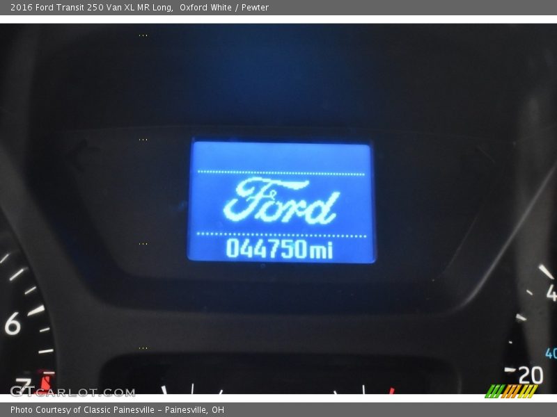 Oxford White / Pewter 2016 Ford Transit 250 Van XL MR Long