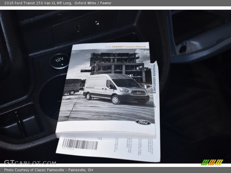 Oxford White / Pewter 2016 Ford Transit 250 Van XL MR Long