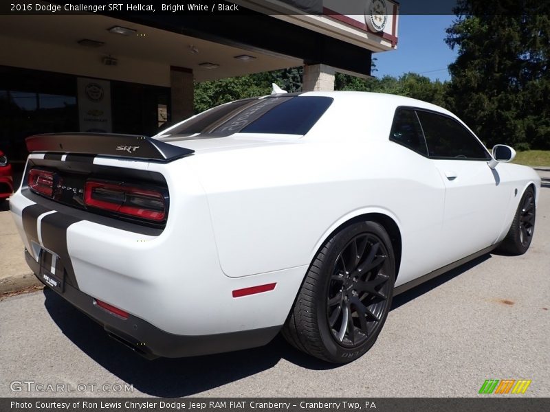 Bright White / Black 2016 Dodge Challenger SRT Hellcat