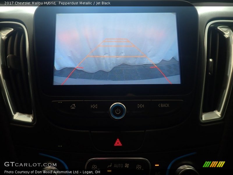 Pepperdust Metallic / Jet Black 2017 Chevrolet Malibu Hybrid