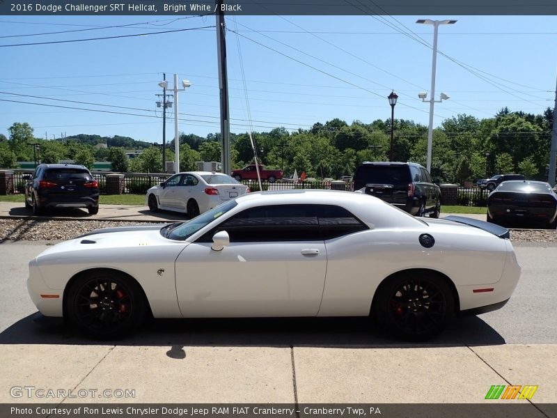 Bright White / Black 2016 Dodge Challenger SRT Hellcat