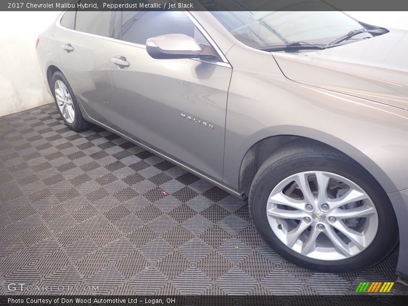 Pepperdust Metallic / Jet Black 2017 Chevrolet Malibu Hybrid