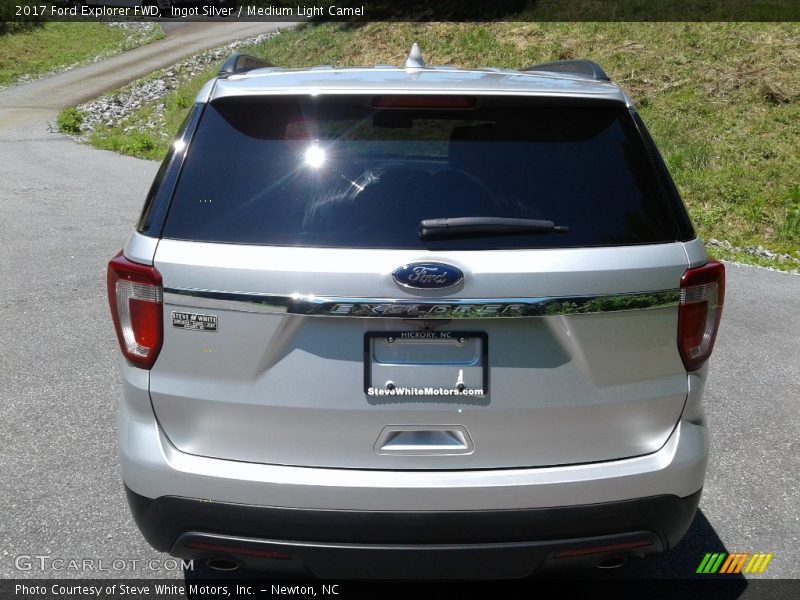 Ingot Silver / Medium Light Camel 2017 Ford Explorer FWD