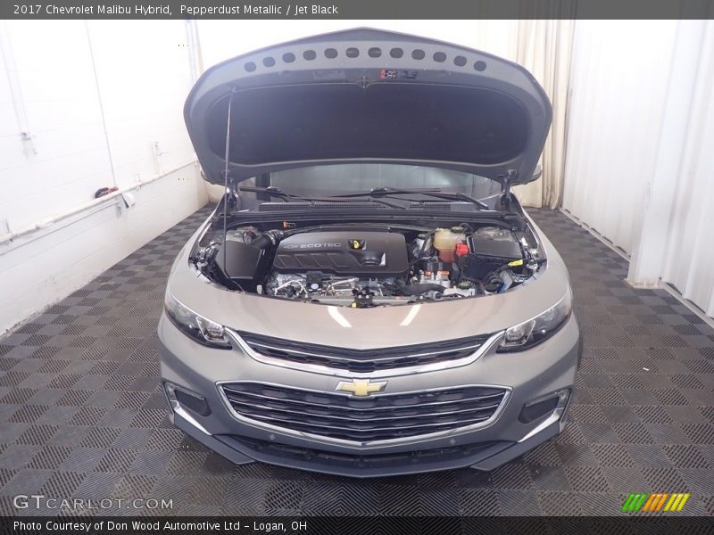 Pepperdust Metallic / Jet Black 2017 Chevrolet Malibu Hybrid