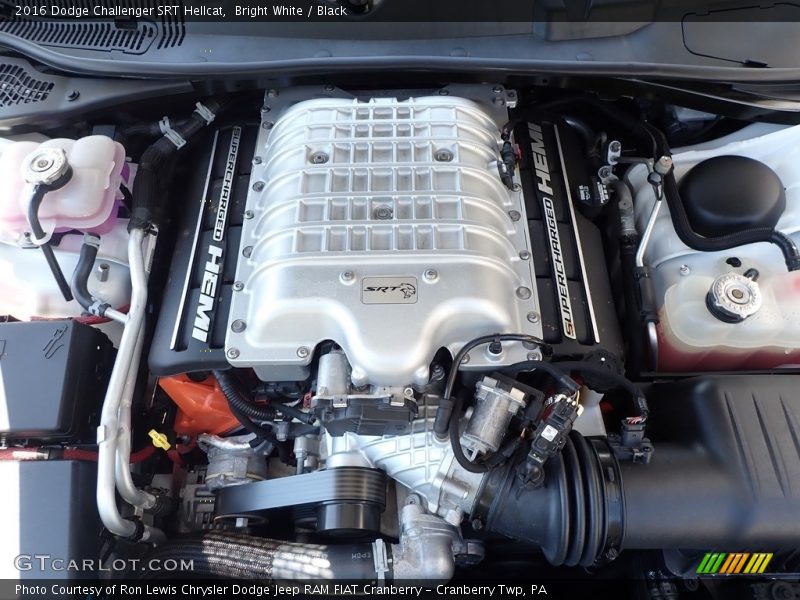  2016 Challenger SRT Hellcat Engine - 6.2 Liter SRT Hellcat HEMI Supercharged OHV 16-Valve VVT V8