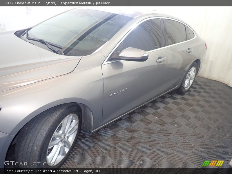 Pepperdust Metallic / Jet Black 2017 Chevrolet Malibu Hybrid