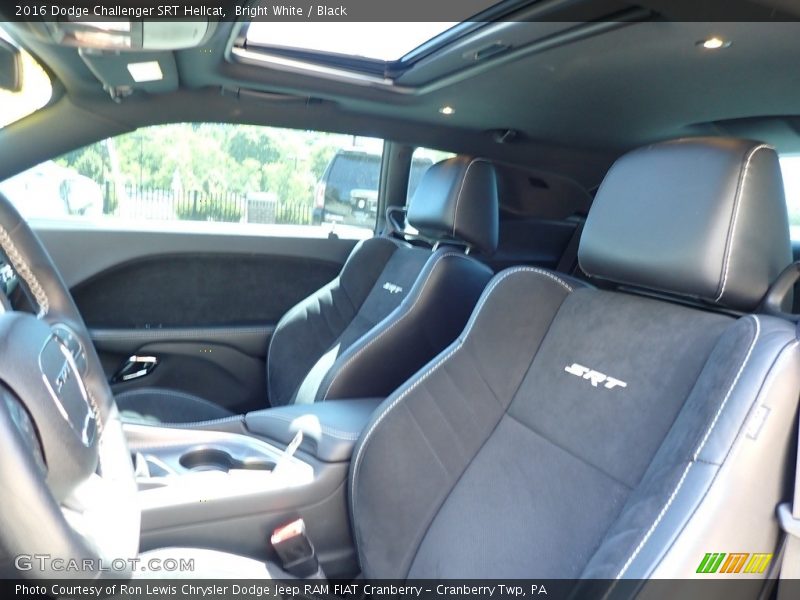Bright White / Black 2016 Dodge Challenger SRT Hellcat