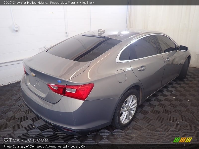 Pepperdust Metallic / Jet Black 2017 Chevrolet Malibu Hybrid