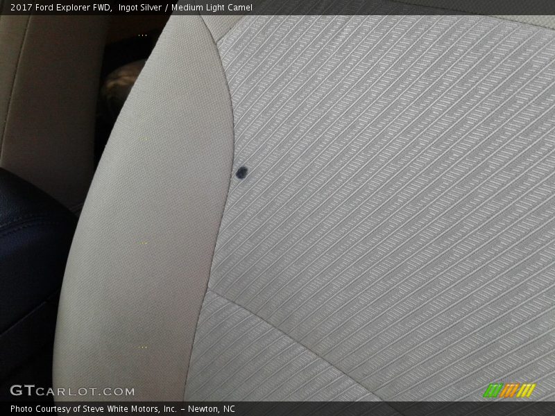 Ingot Silver / Medium Light Camel 2017 Ford Explorer FWD