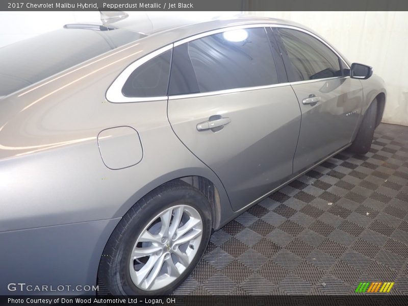 Pepperdust Metallic / Jet Black 2017 Chevrolet Malibu Hybrid