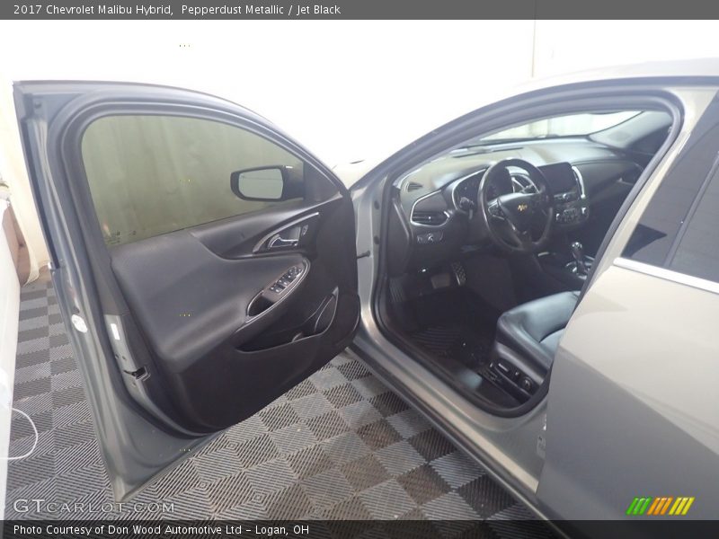 Pepperdust Metallic / Jet Black 2017 Chevrolet Malibu Hybrid