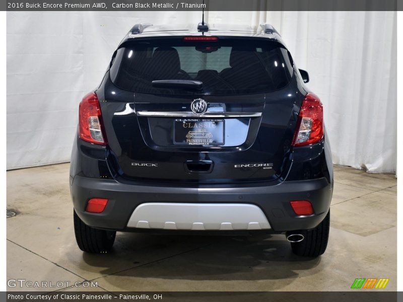 Carbon Black Metallic / Titanium 2016 Buick Encore Premium AWD