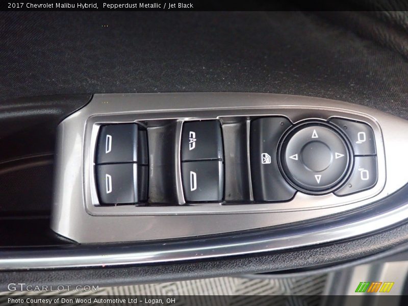 Pepperdust Metallic / Jet Black 2017 Chevrolet Malibu Hybrid