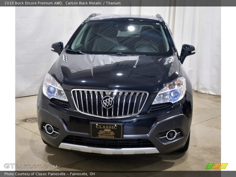 Carbon Black Metallic / Titanium 2016 Buick Encore Premium AWD
