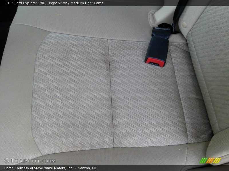 Ingot Silver / Medium Light Camel 2017 Ford Explorer FWD