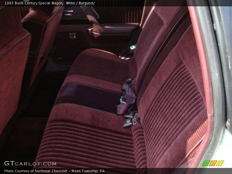 White / Burgundy 1993 Buick Century Special Wagon