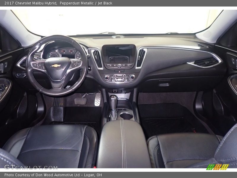 Pepperdust Metallic / Jet Black 2017 Chevrolet Malibu Hybrid