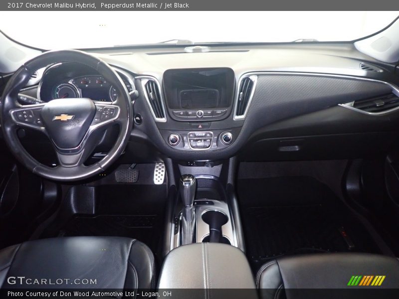 Pepperdust Metallic / Jet Black 2017 Chevrolet Malibu Hybrid