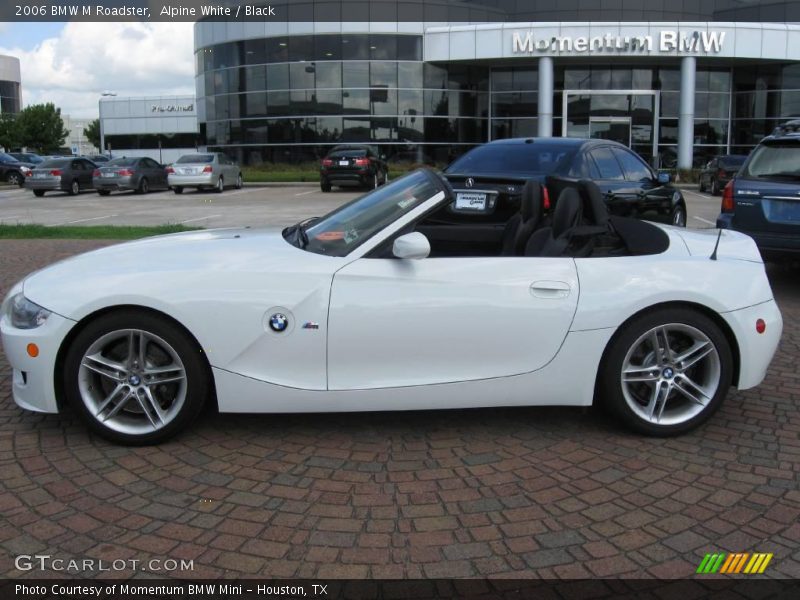 Alpine White / Black 2006 BMW M Roadster