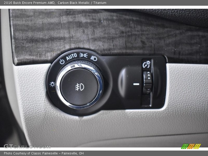 Carbon Black Metallic / Titanium 2016 Buick Encore Premium AWD