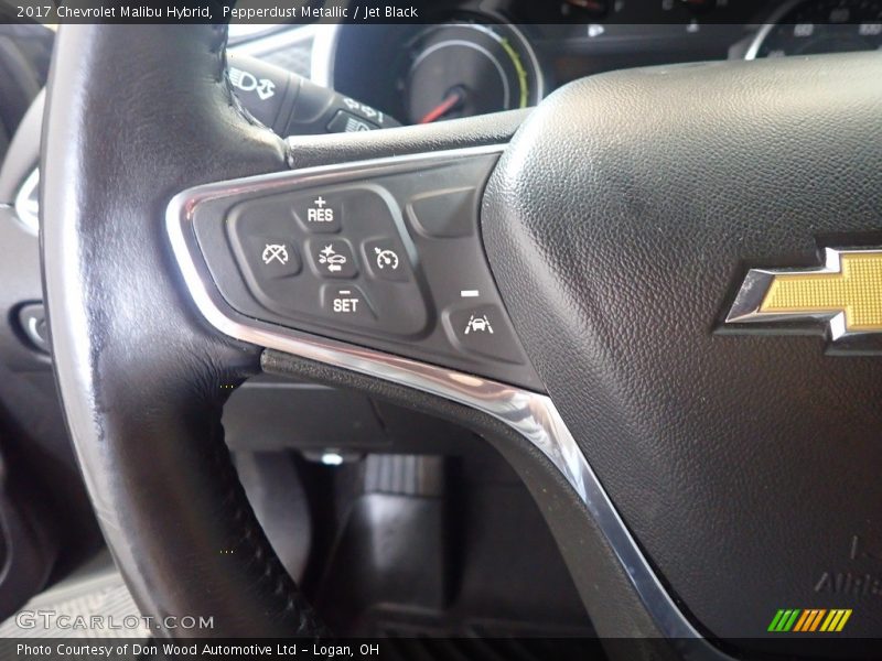 Pepperdust Metallic / Jet Black 2017 Chevrolet Malibu Hybrid