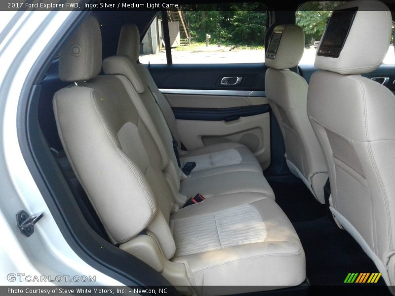 Ingot Silver / Medium Light Camel 2017 Ford Explorer FWD
