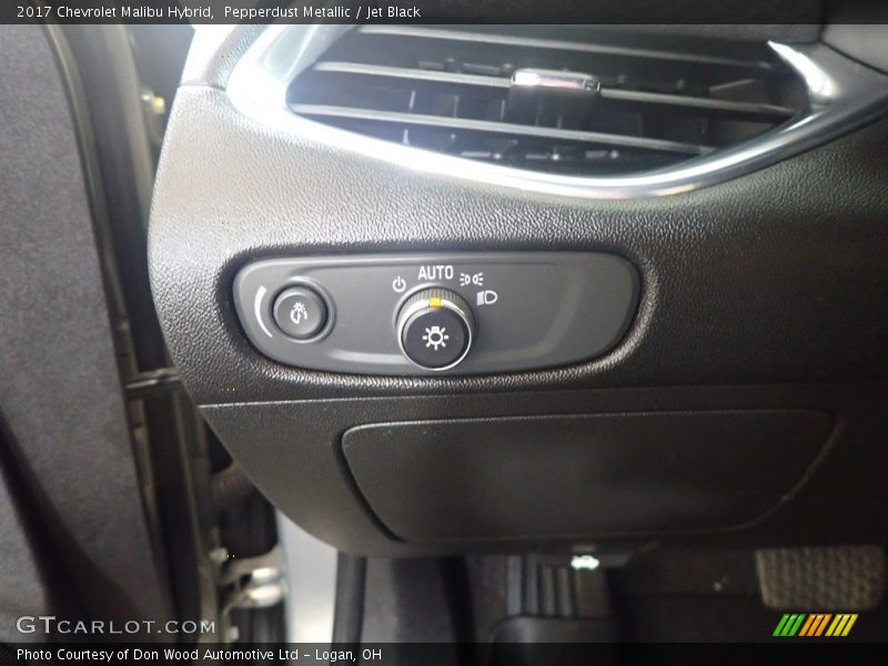 Pepperdust Metallic / Jet Black 2017 Chevrolet Malibu Hybrid