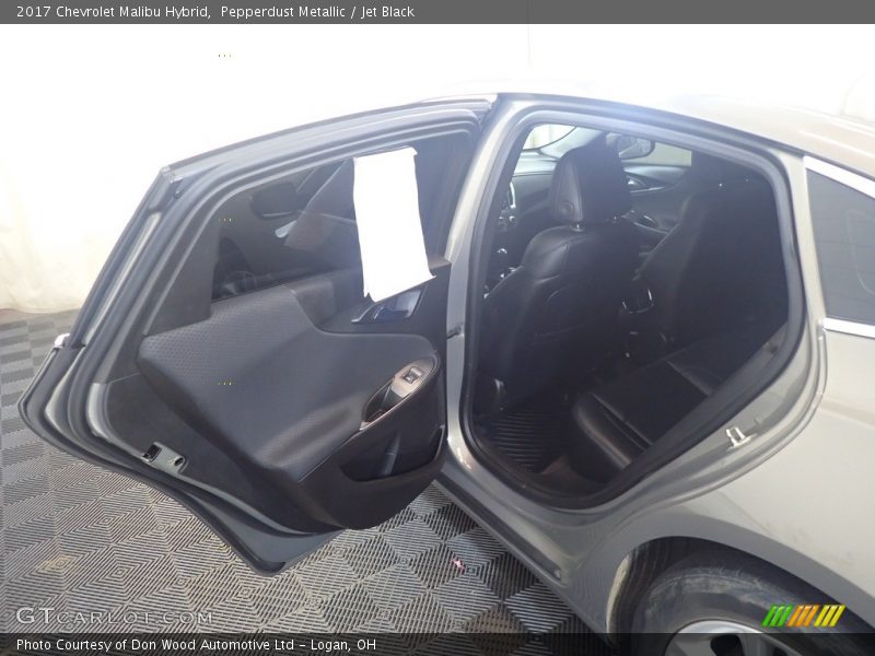 Pepperdust Metallic / Jet Black 2017 Chevrolet Malibu Hybrid