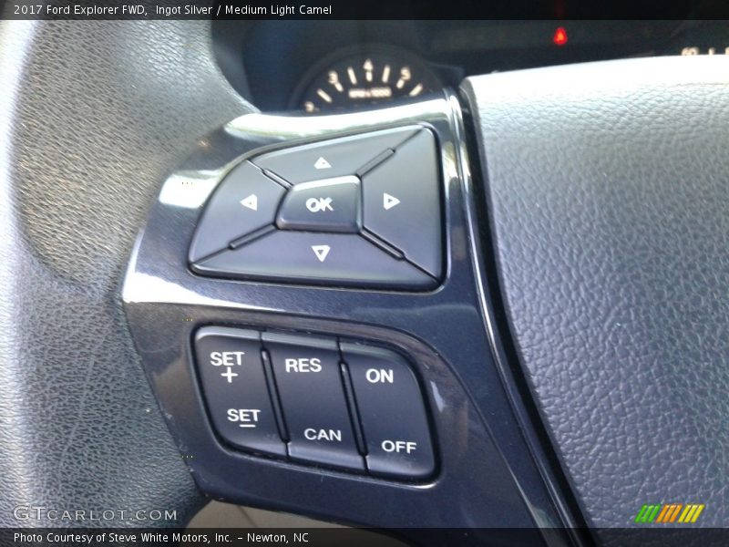 Ingot Silver / Medium Light Camel 2017 Ford Explorer FWD