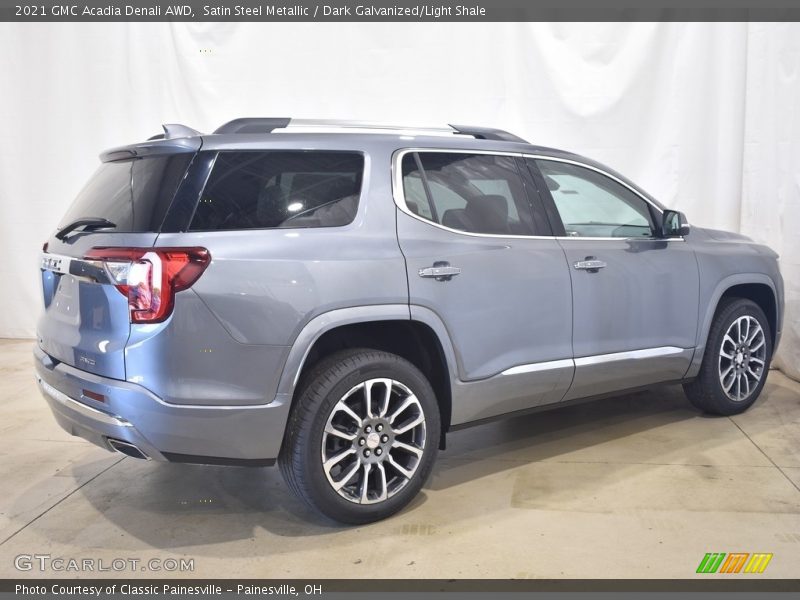 Satin Steel Metallic / Dark Galvanized/Light Shale 2021 GMC Acadia Denali AWD