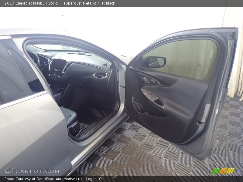 Pepperdust Metallic / Jet Black 2017 Chevrolet Malibu Hybrid