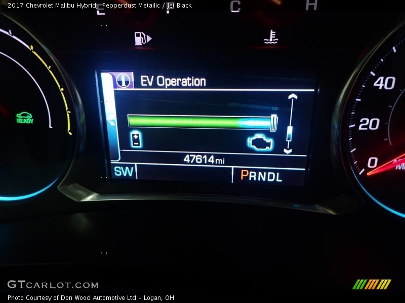 Pepperdust Metallic / Jet Black 2017 Chevrolet Malibu Hybrid