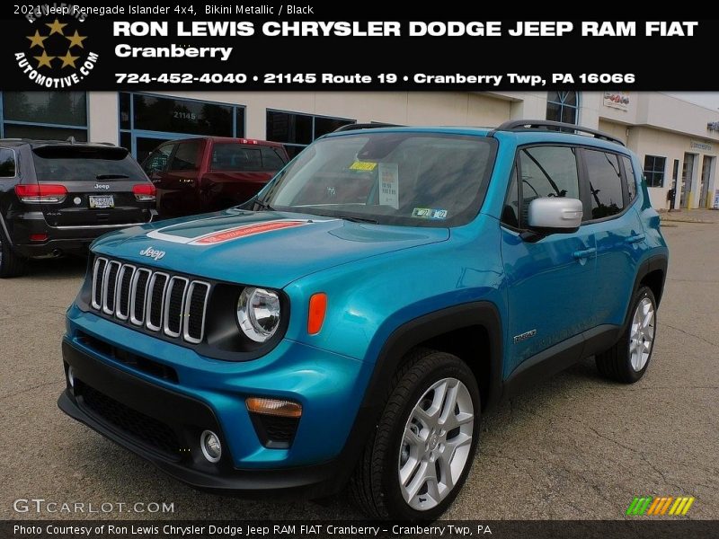 Bikini Metallic / Black 2021 Jeep Renegade Islander 4x4