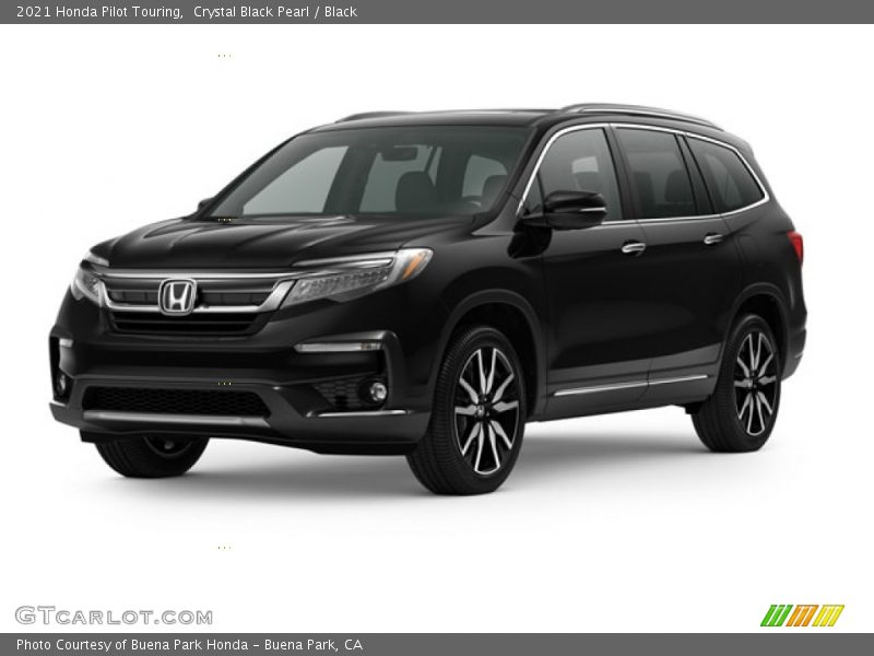 Crystal Black Pearl / Black 2021 Honda Pilot Touring