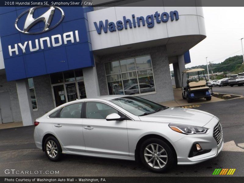 Symphony Silver / Gray 2018 Hyundai Sonata SE