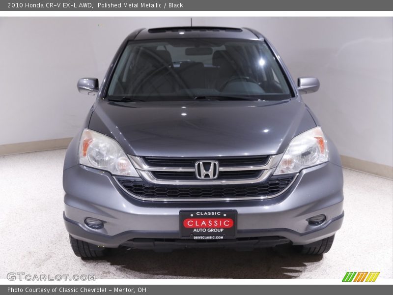 Polished Metal Metallic / Black 2010 Honda CR-V EX-L AWD