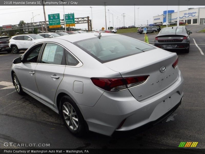 Symphony Silver / Gray 2018 Hyundai Sonata SE