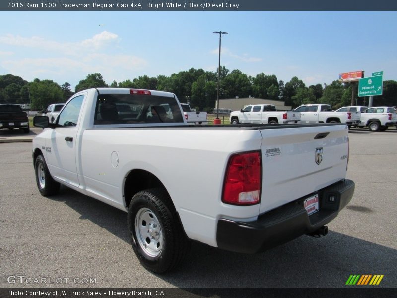 Bright White / Black/Diesel Gray 2016 Ram 1500 Tradesman Regular Cab 4x4