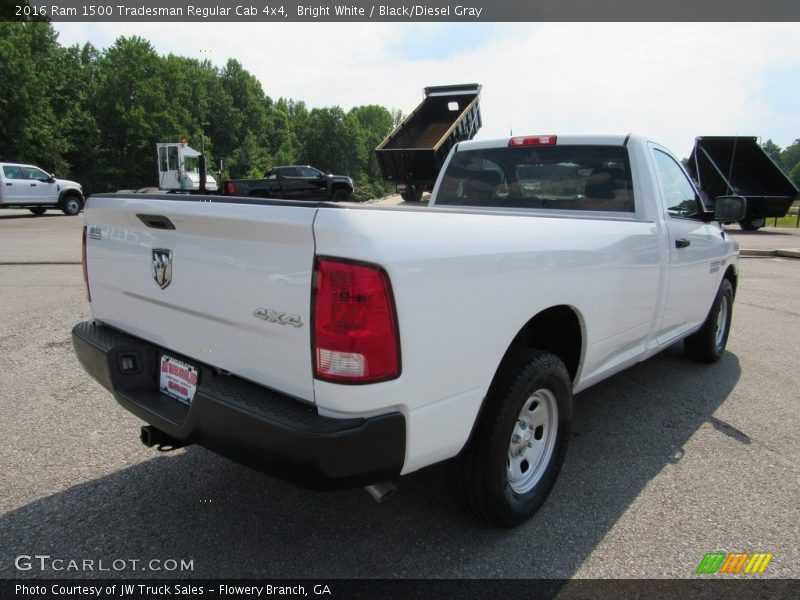 Bright White / Black/Diesel Gray 2016 Ram 1500 Tradesman Regular Cab 4x4