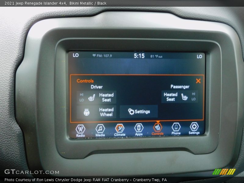 Bikini Metallic / Black 2021 Jeep Renegade Islander 4x4