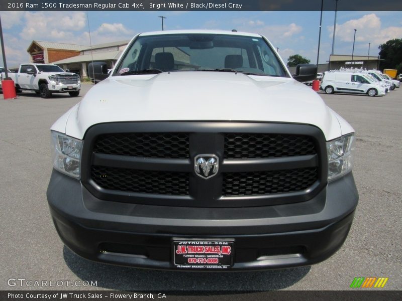 Bright White / Black/Diesel Gray 2016 Ram 1500 Tradesman Regular Cab 4x4