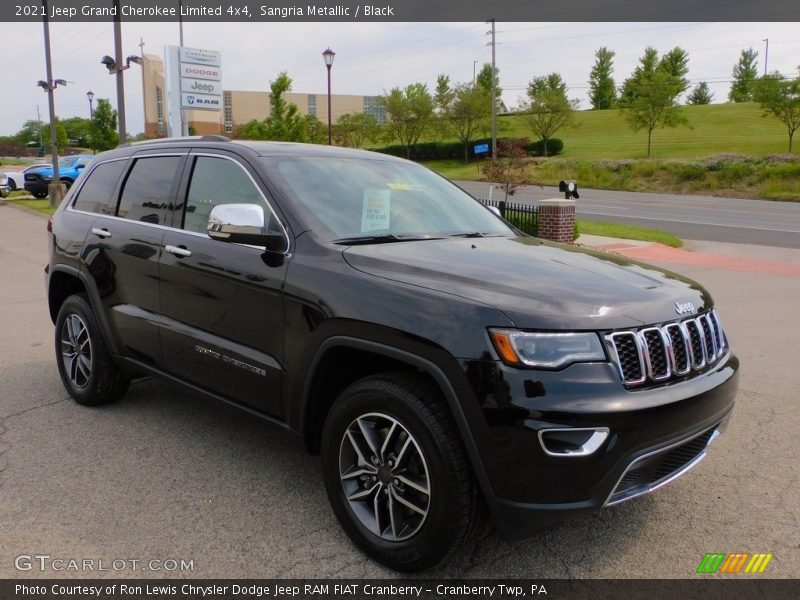 Sangria Metallic / Black 2021 Jeep Grand Cherokee Limited 4x4