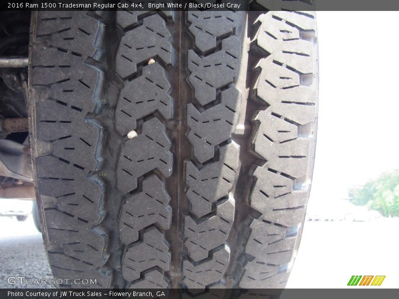 Bright White / Black/Diesel Gray 2016 Ram 1500 Tradesman Regular Cab 4x4