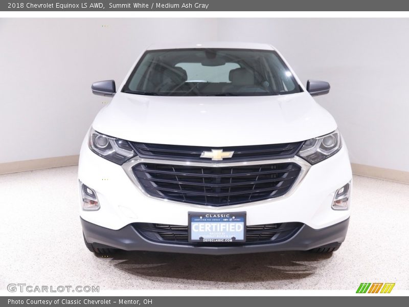 Summit White / Medium Ash Gray 2018 Chevrolet Equinox LS AWD