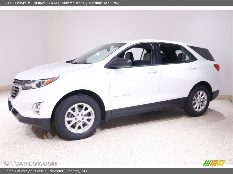 Summit White / Medium Ash Gray 2018 Chevrolet Equinox LS AWD