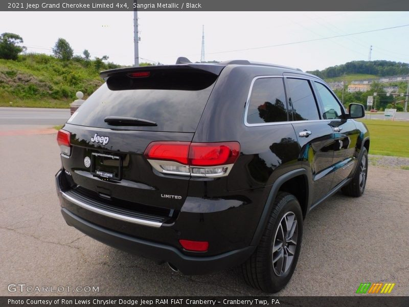 Sangria Metallic / Black 2021 Jeep Grand Cherokee Limited 4x4