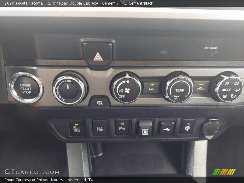 Controls of 2020 Tacoma TRD Off Road Double Cab 4x4